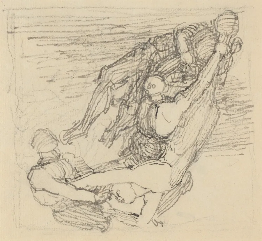 Figure Being Transported through the Air by John Flaxman
