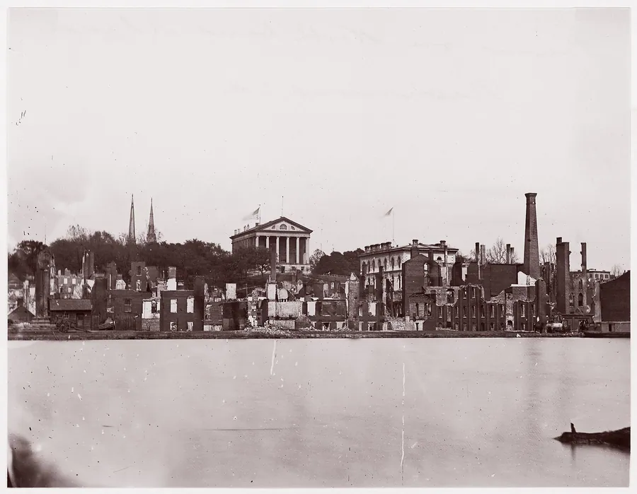 Ruins on North Bank of Canal, Richmond by Alexander Gardner