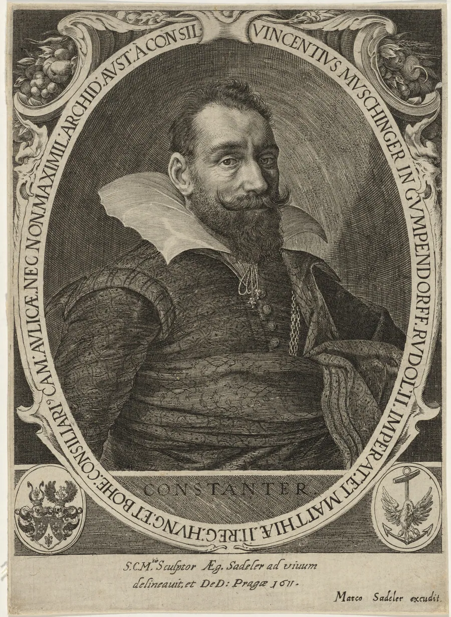 Vincent Muschinger by Aegidius Sadeler II