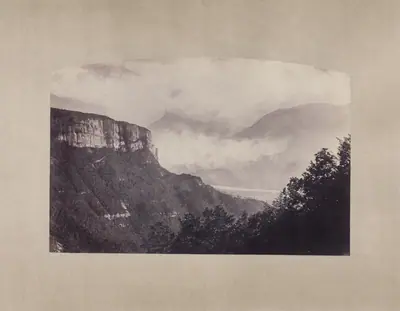 Vue prise du Couvent des Dominicains, Chalais (Isère), France