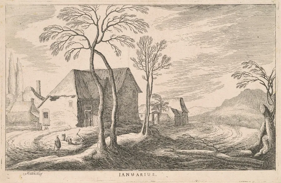 Januarius (January) by Ludovico Mattioli