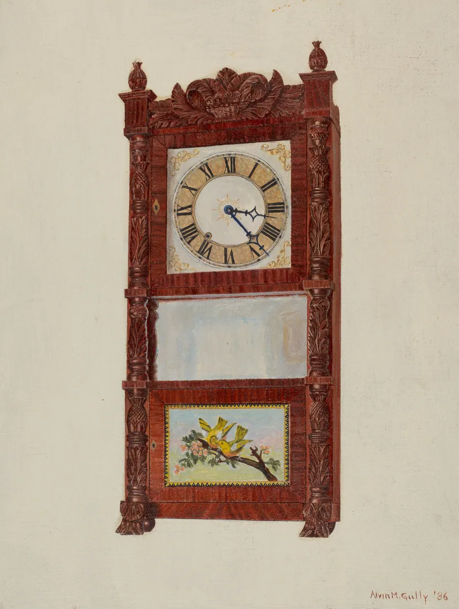 Shelf Clock by Alvin M. Gully