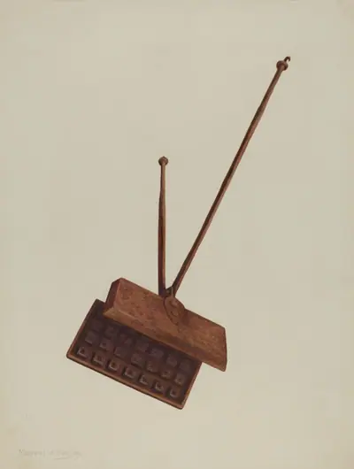 Fireplace Waffle Iron