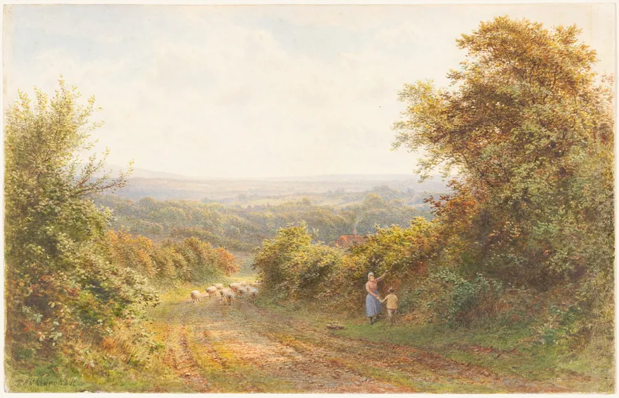 Squirrel Lane, near Magham Down, Sussex by Roberto Angelo Kittermaster Marshall