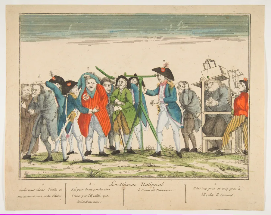 Le Niveau Nationale (The National Level) by Anonymous, French, 18th century