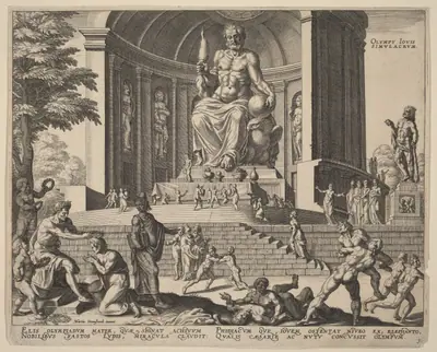 Olympy Iovis Simulacrum (The Statue of Jupiter at Olympia)