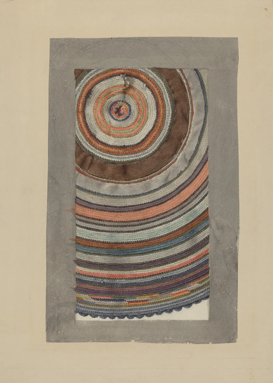 Shaker Circular Rug by Elizabeth Moutal