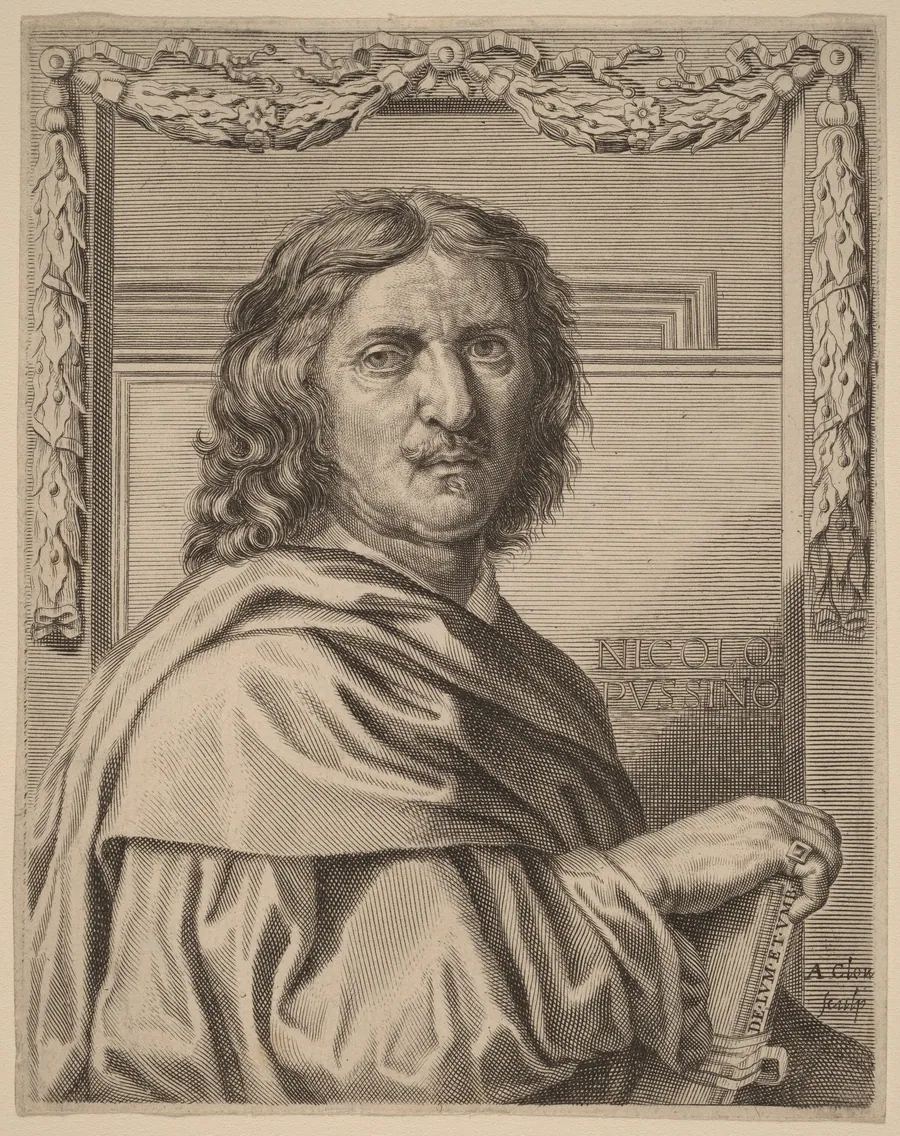 Nicolas Poussin by Albert Clouet