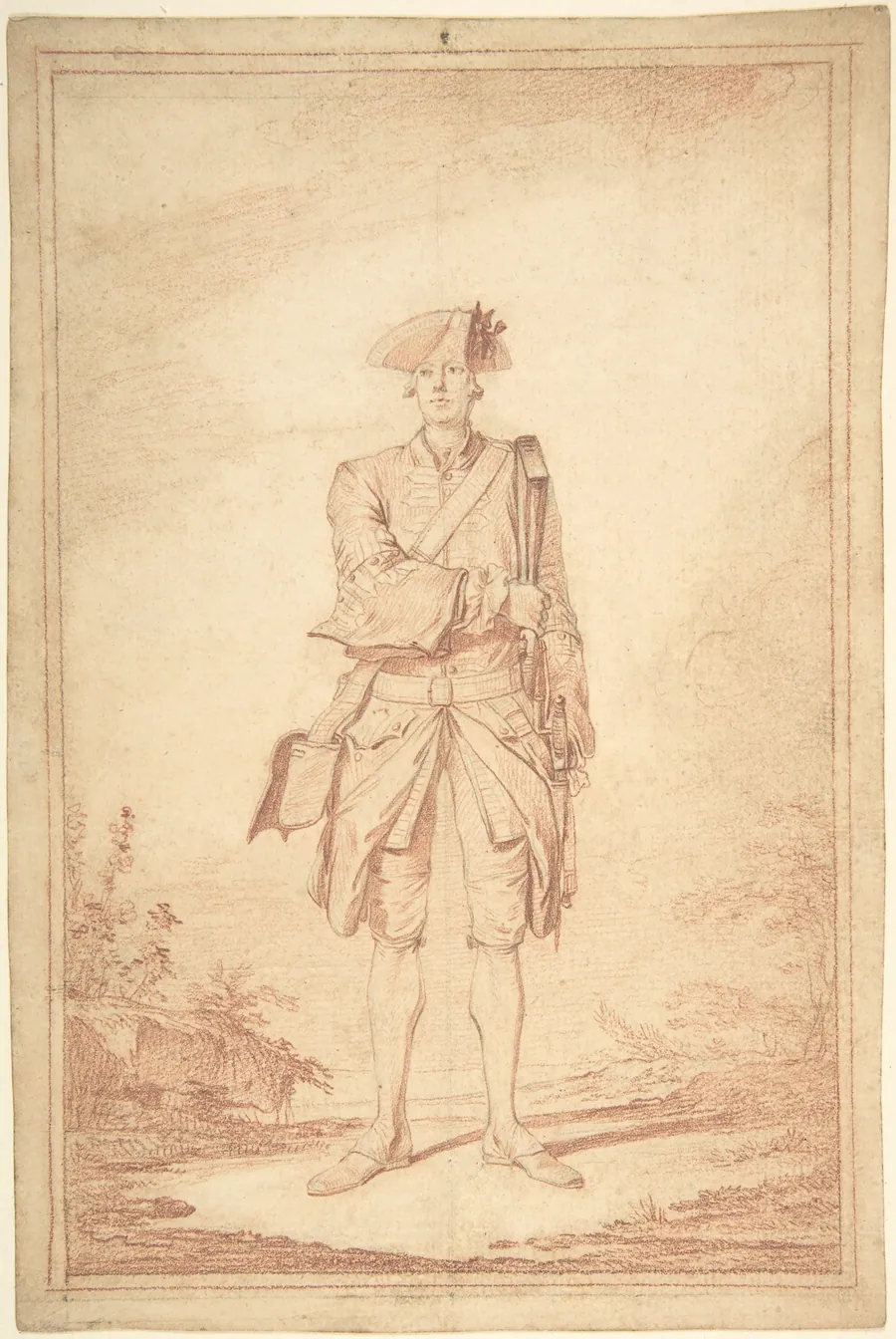 Standing Soldier: Garde Française by Charles Dominique Joseph Eisen