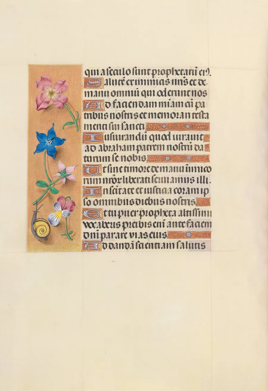 Hours of Queen Isabella the Catholic, Queen of Spain:  Fol. 123v by Master of the First Prayerbook of Maximillian