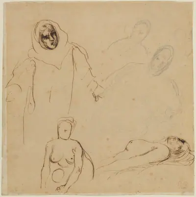 Studies for Christopher Columbus