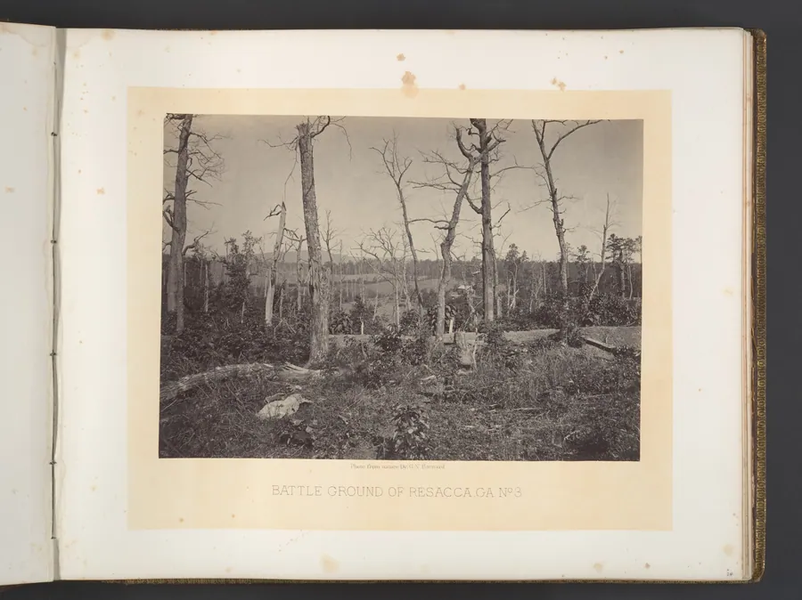 Battle Ground of Resacca, Georgia No. 3 by George N. Barnard