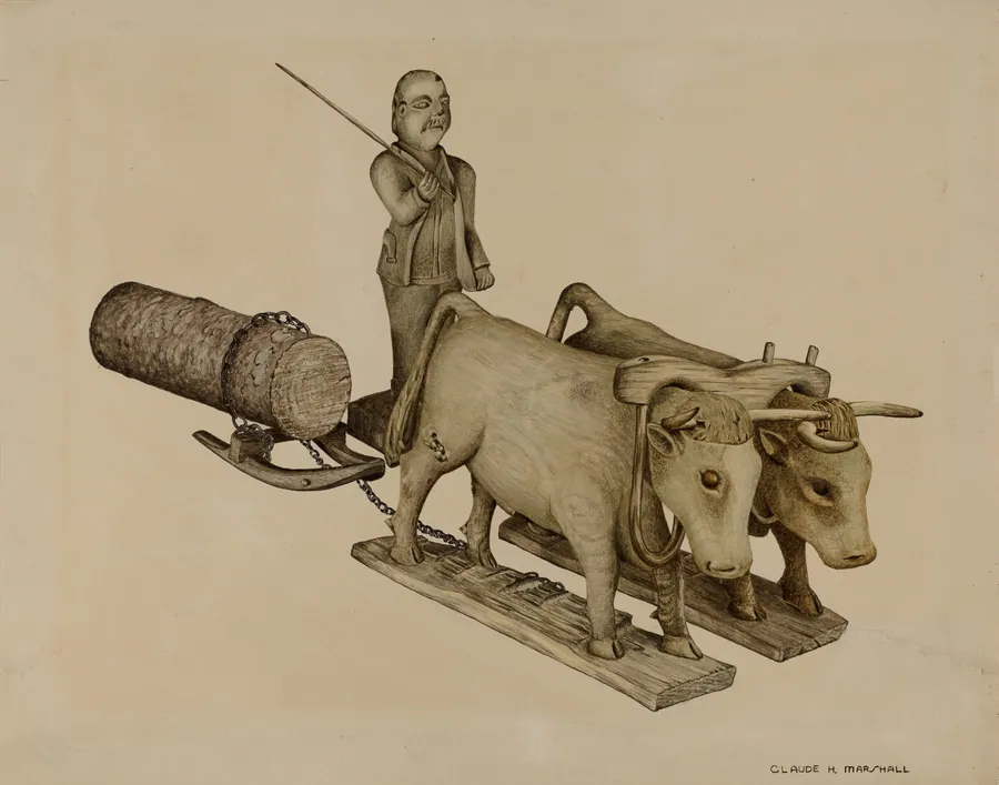 Log-Hauling by Claude Marshall