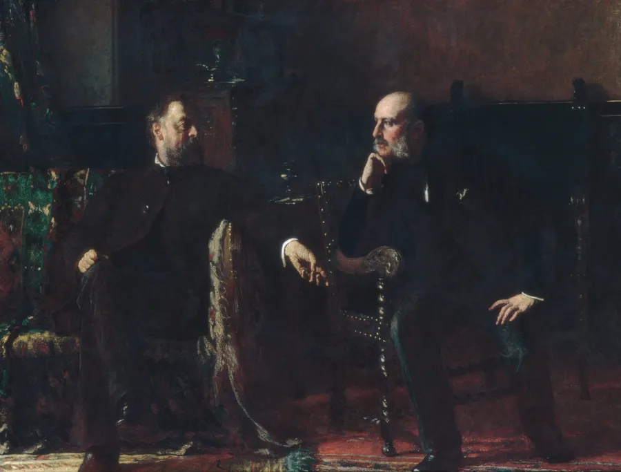 The Funding Bill by Eastman Johnson