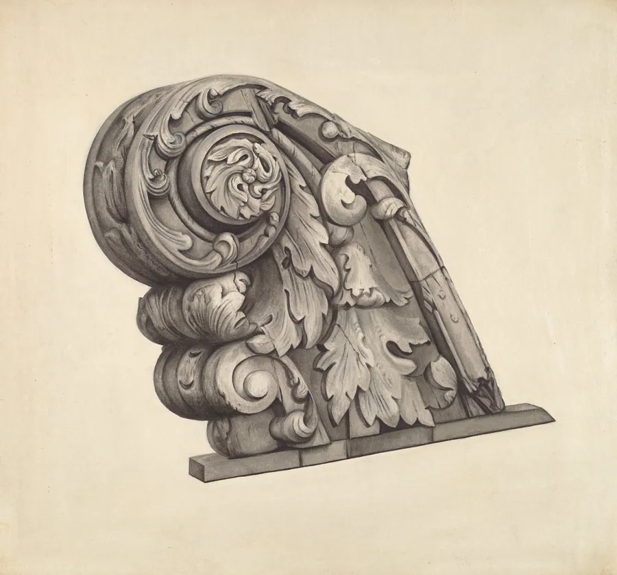 Billethead from Frigate "Sabine" by Flora Merchant