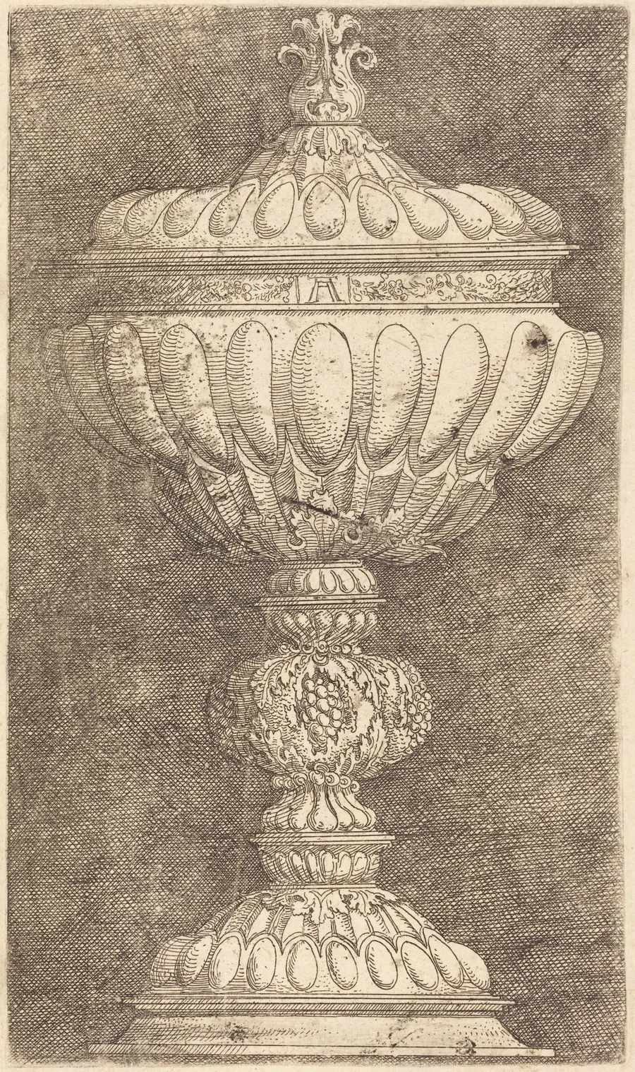 Covered Goblet with Grapes on the Stem by Albrecht Altdorfer