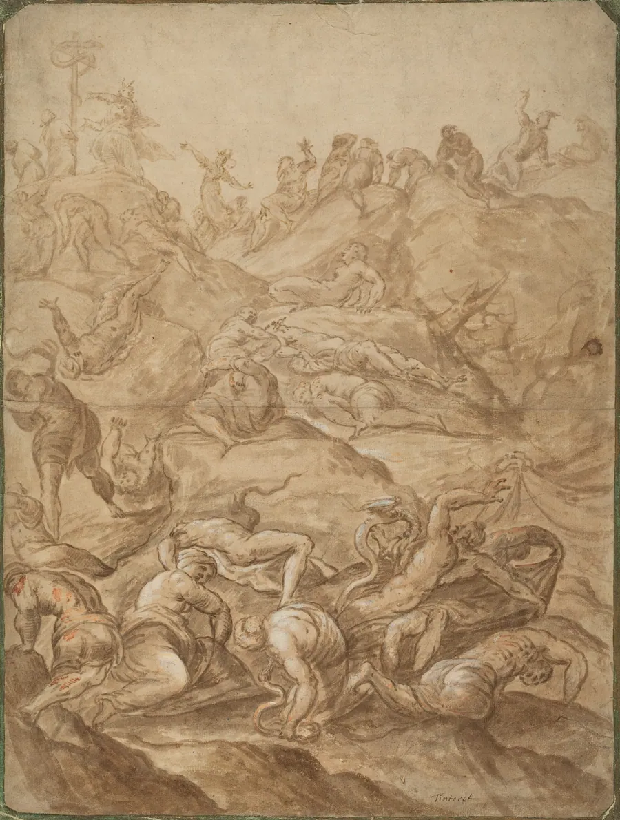 The Brazen Serpent by Anonymous Artist