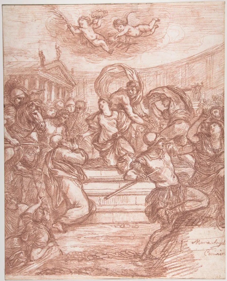 Scene of Martyrdom, after Giovanni Angelo Canini by Jean Robert Ango