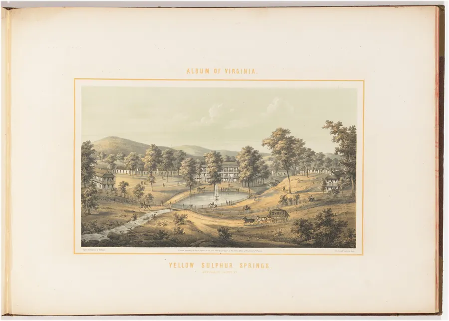 Yellow Sulphur Springs by Edward Beyer
