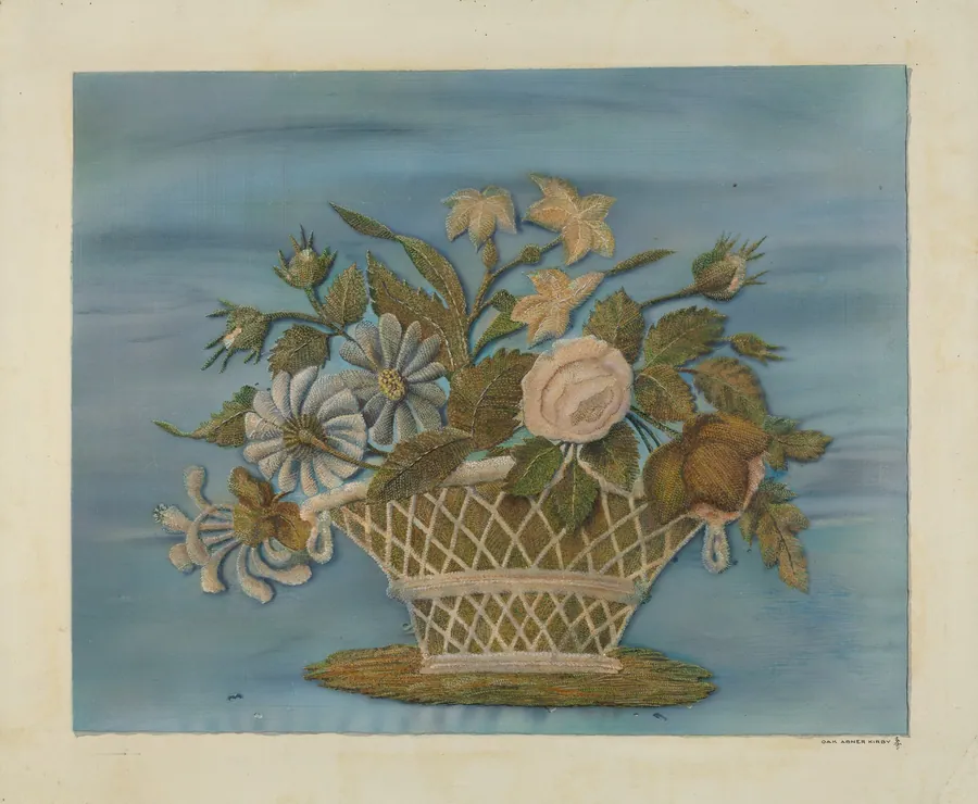 Chenille Embroidery by O.A. Kirby