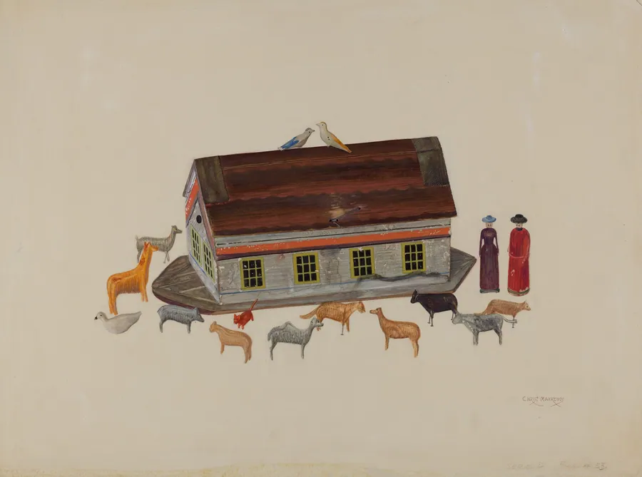 Toy Noah's Ark by Chris Makrenos