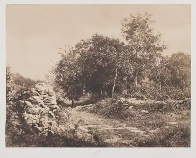 Untitled (Scene of Fontainebleau)