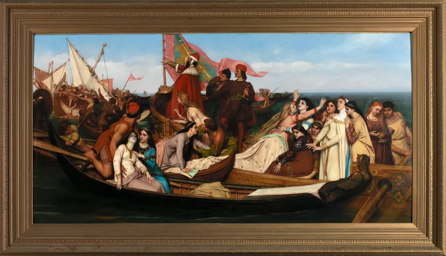 Brides of Venice by Joseph Henri François van Lerius, Belgian, born Boom, Flanders 1823-died Mechelen, Belgium 1876