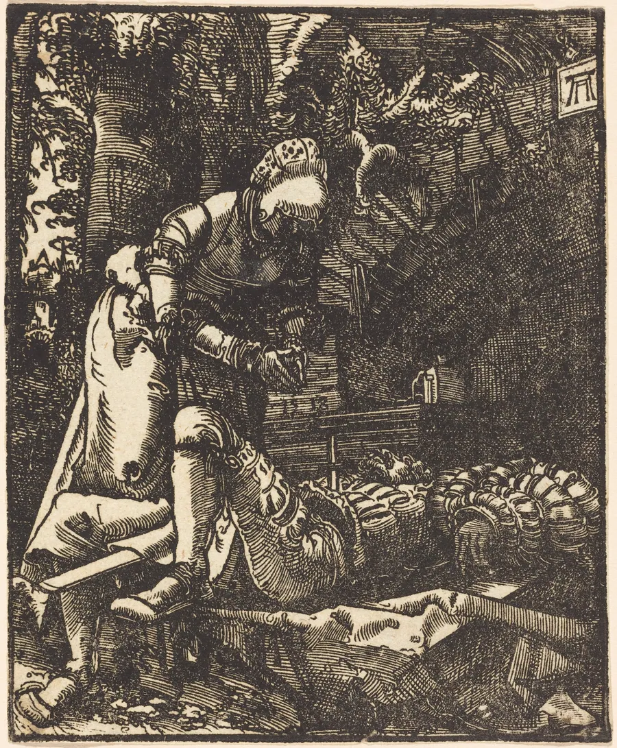 Pyramus and Thisbe by Albrecht Altdorfer