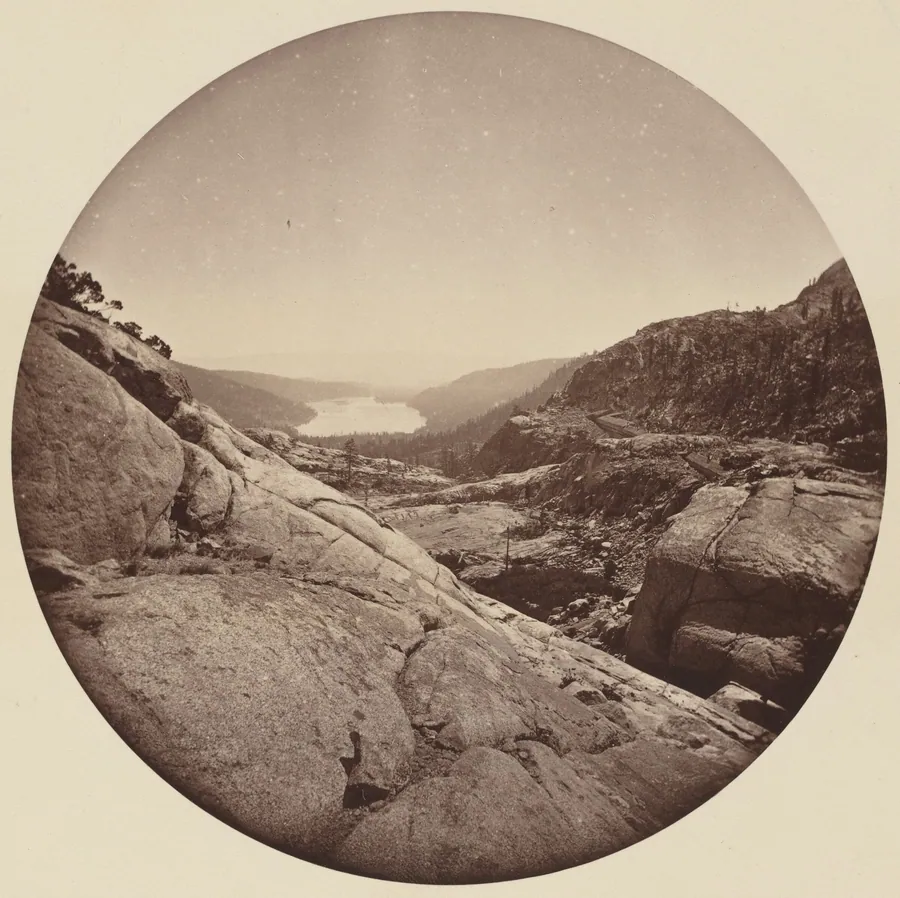 Donner Lake, California by Carleton E. Watkins