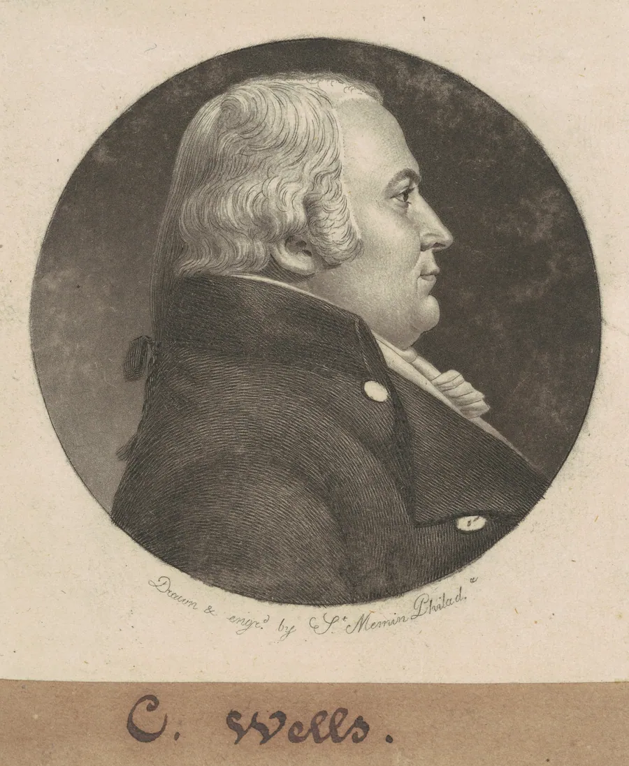 John Craig Wells by Charles B. J. Févret de Saint-Mémin
