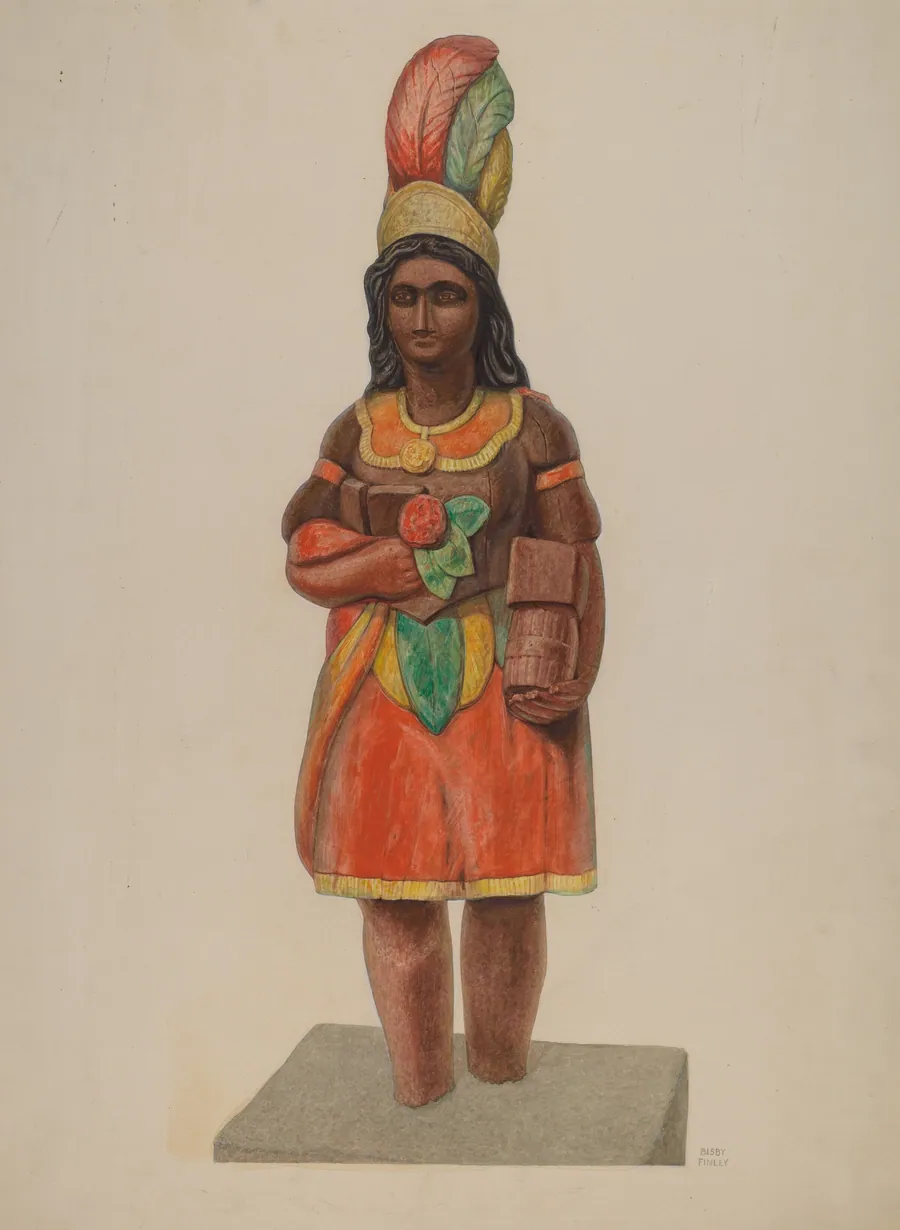 Cigar Store Indian by Bisby Finley