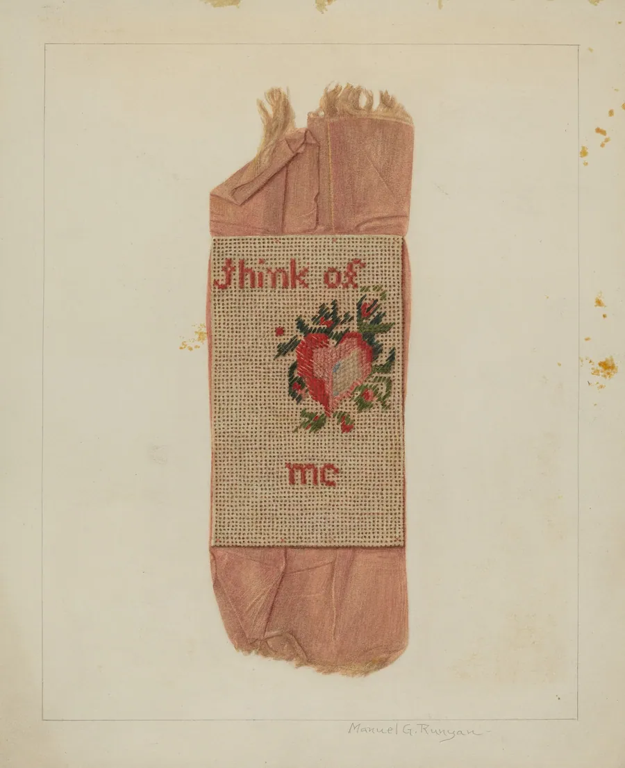 Bookmark (Valentine) by Manuel G. Runyan