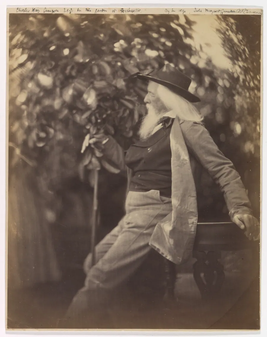 Charles Hay Cameron, Esq., in His Garden at Freshwater by Julia Margaret Cameron