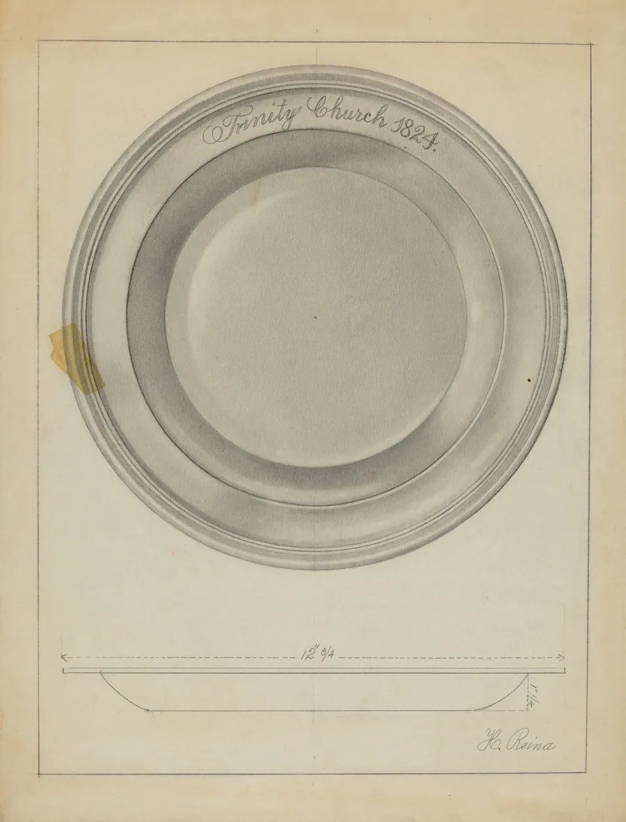 Silver Baptismal Basin by Horace Reina