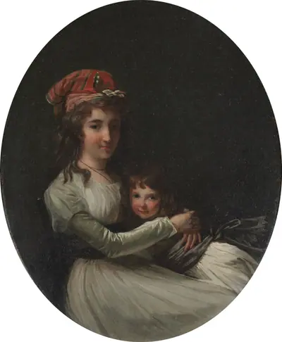 Portrait of a Mother and Daughter