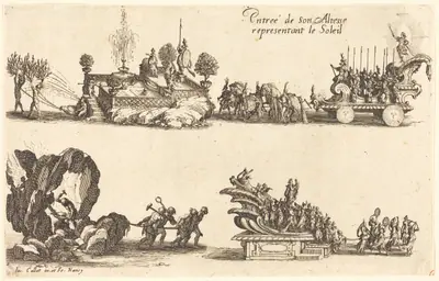 Entry of His Highness, Representing the Sun