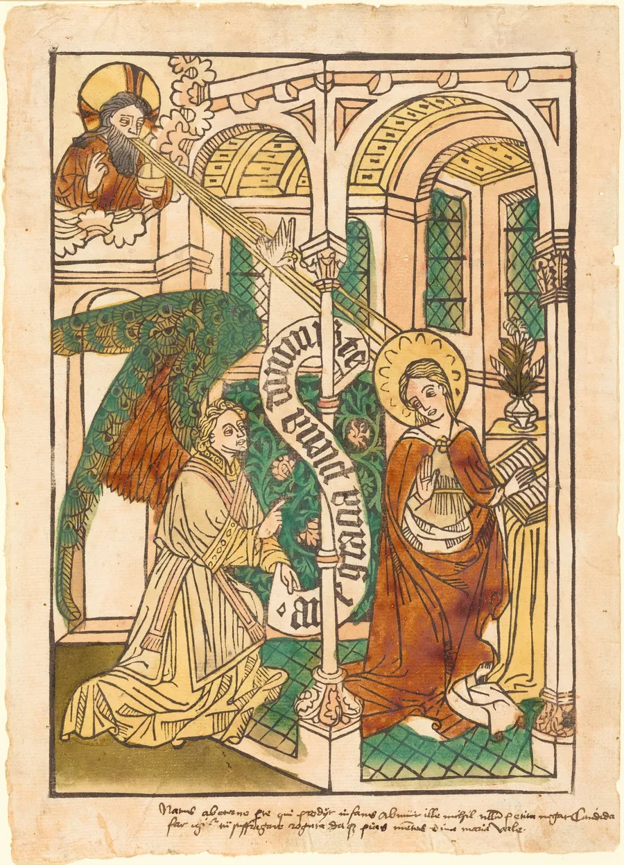 The Annunciation by German 15th Century