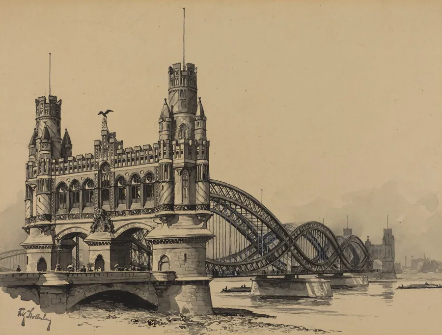 Elbbrucke by Fritz Stoltenberg