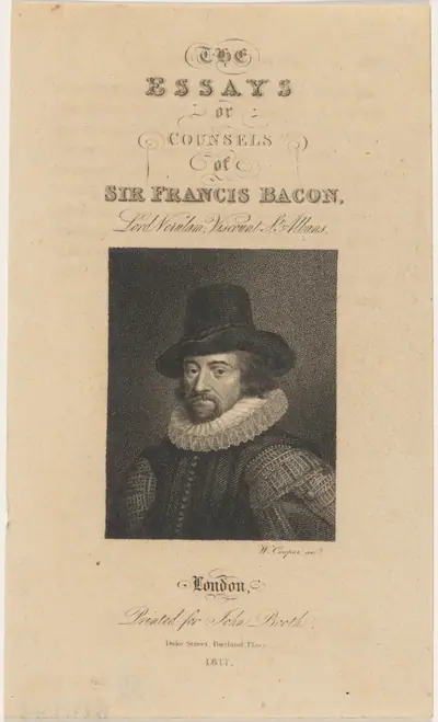 The Essays or Counsels of Sir Francis Bacon