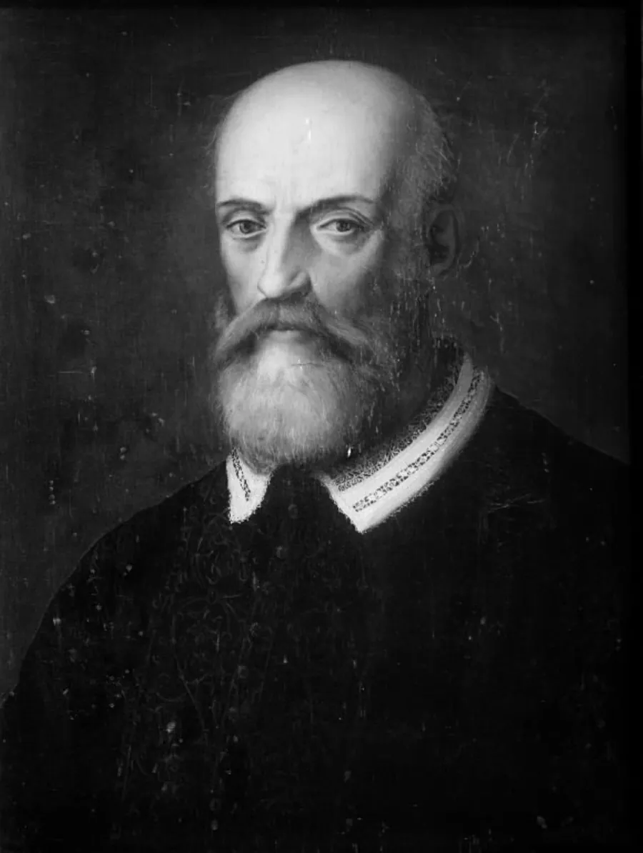 Et mandsportræt, antaget at forestille en person af Medici'ernes familie by Ubekendt