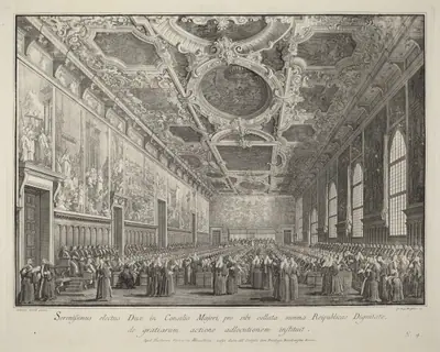 The Doge Returns Thanks in the Sala del Consiglio Maggior