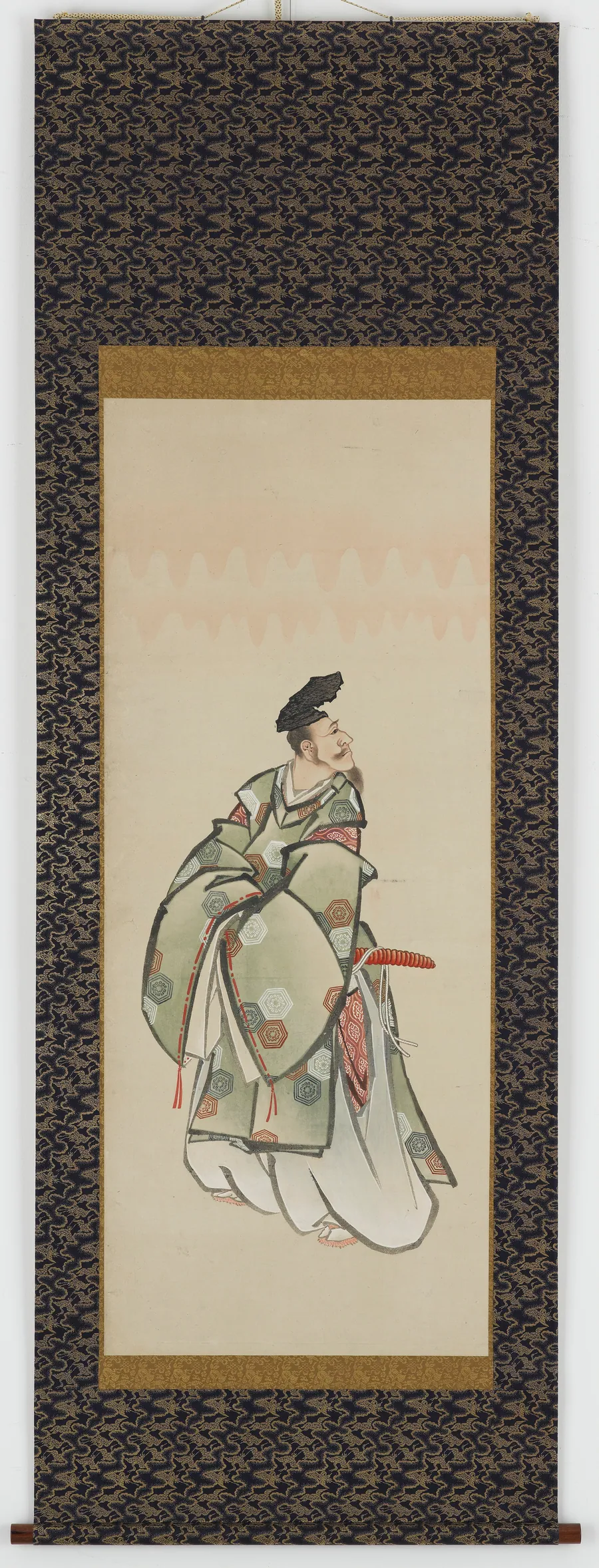 Six Immortals of Poetry: Fun'ya no Yasuhide by Katsushika Hokusai 葛飾北斎 (1760-1849)
