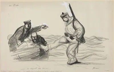 Au Pireê. -Le depart des boches.