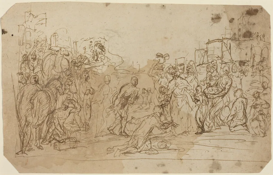 The Adoration of the Magi [recto] by Donato Creti