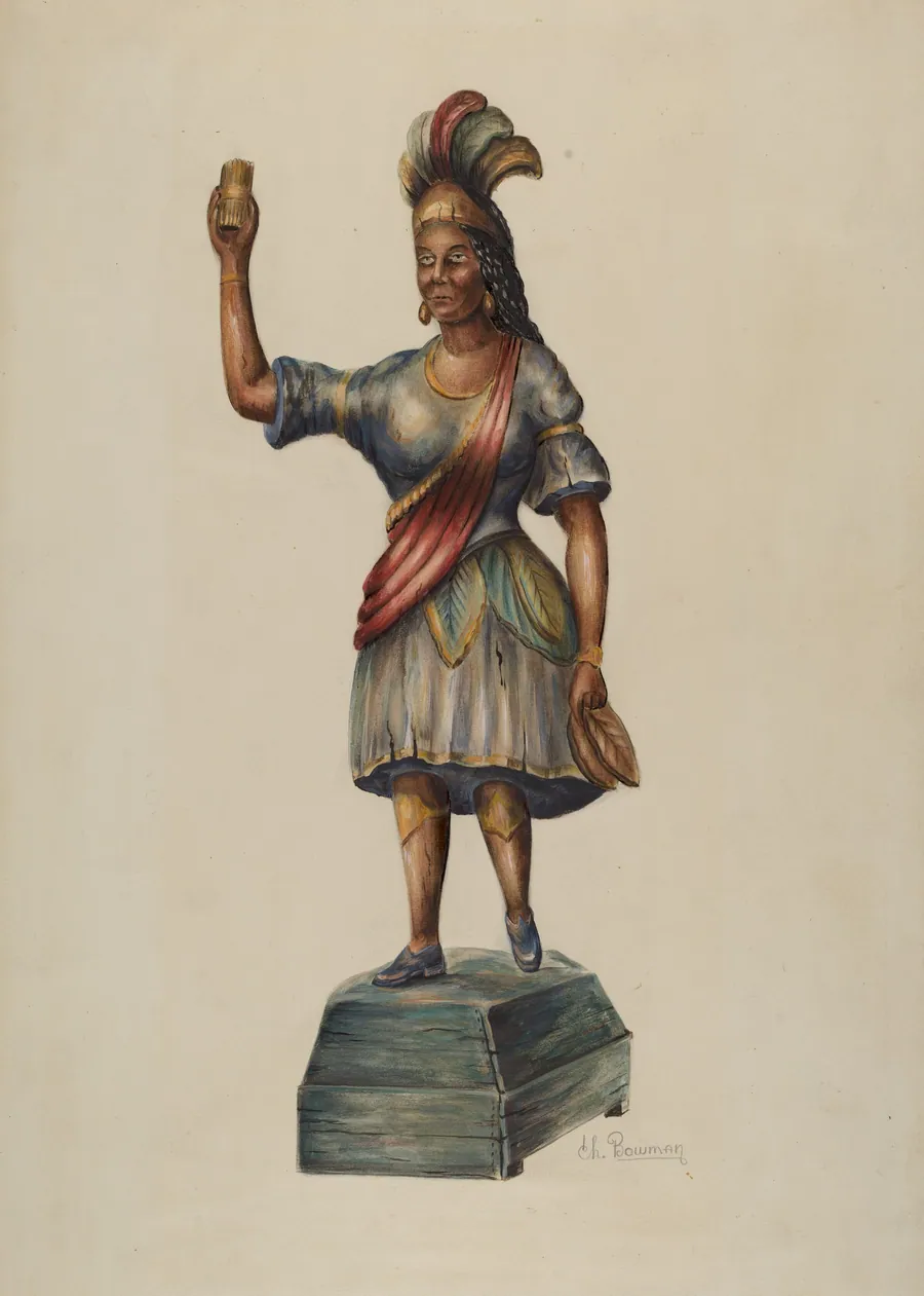 Cigar Store Indian by Charles Bowman