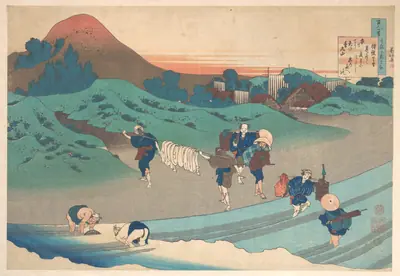百人一首　うはかゑとき　持統天皇|Poem by Jitō Tenno (Empress Jitō), from the series One Hundred Poems Explained by the Nurse (Hyakunin isshu uba ga etoki)