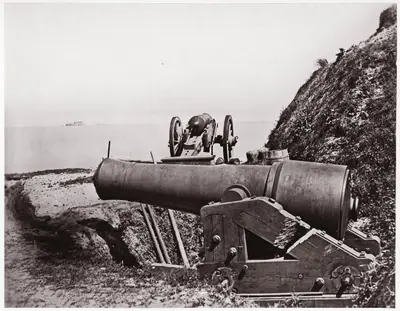 Fort Johnson, James Island, looking toward Fort Sumter