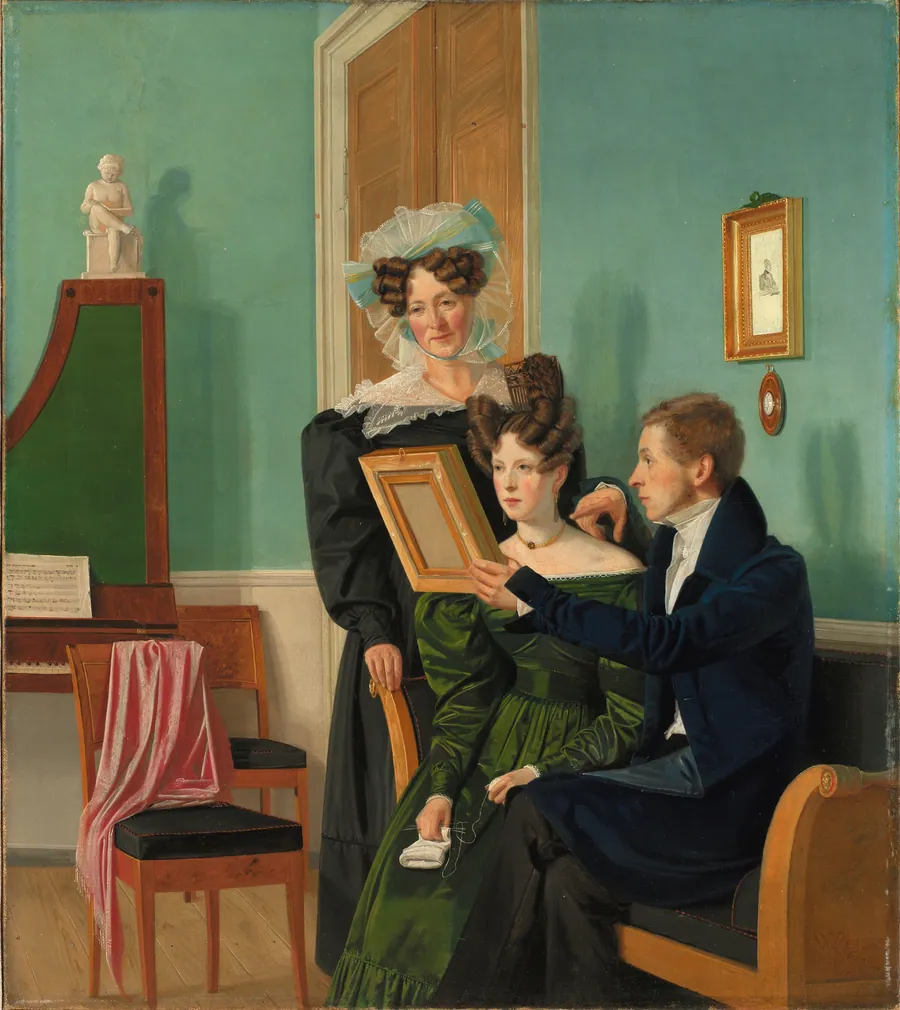 Familien Raffenberg by Wilhelm Bendz