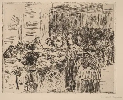 From the Jewish Quarter in Amsterdam: Fishmarket on the Street Corner