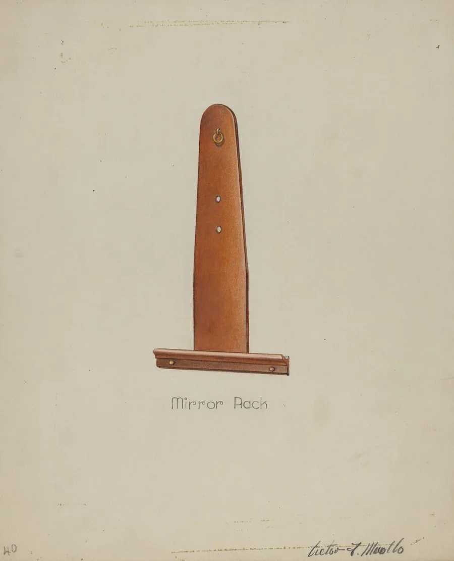 Shaker Mirror Rack by Victor F. Muollo